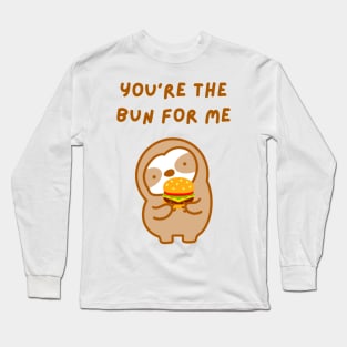 You‘re the One For Me Burger Sloth Long Sleeve T-Shirt